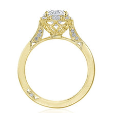 Tacori Inflori Halo Diamond Engagement Ring