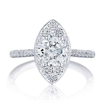 Tacori Inflori Halo Diamond Engagement Ring
