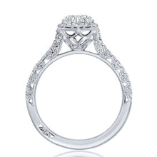 Tacori Inflori Halo Diamond Engagement Ring