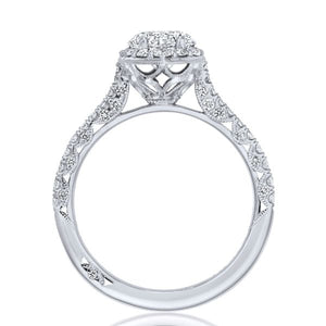 Tacori Inflori Halo Diamond Engagement Ring