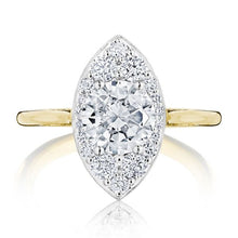 Tacori Inflori Halo Diamond Engagement Ring