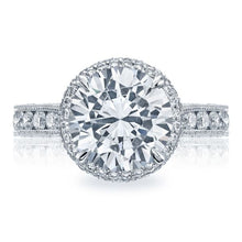 Tacori RoyalT Round Halo Diamond Engagement Ring