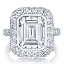 Tacori RoyalT Emerald Cut Diamond Engagement Ring