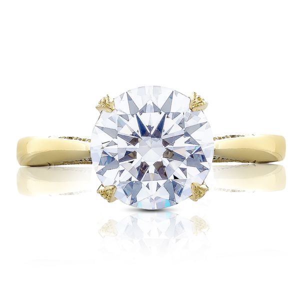 Tacori RoyalT Solitaire Setting with Diamond Accents