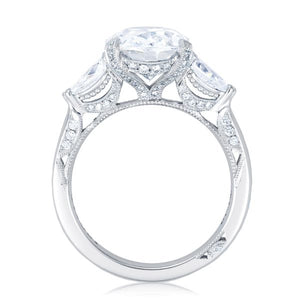 Tacori Royal T Three Stone Diamond Engagement Ring