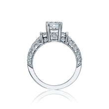Tacori Engagement Ring with Princess and Round Diamonds
