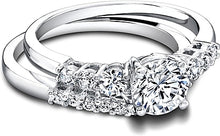 Jeff Cooper Common-Prong Diamond Engagement Ring