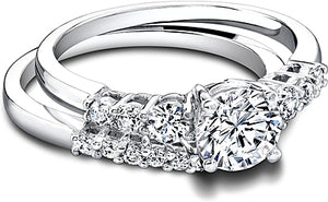 Jeff Cooper Common-Prong Diamond Engagement Ring