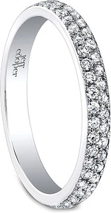 Jeff Cooper Double Row Diamond Wedding Band