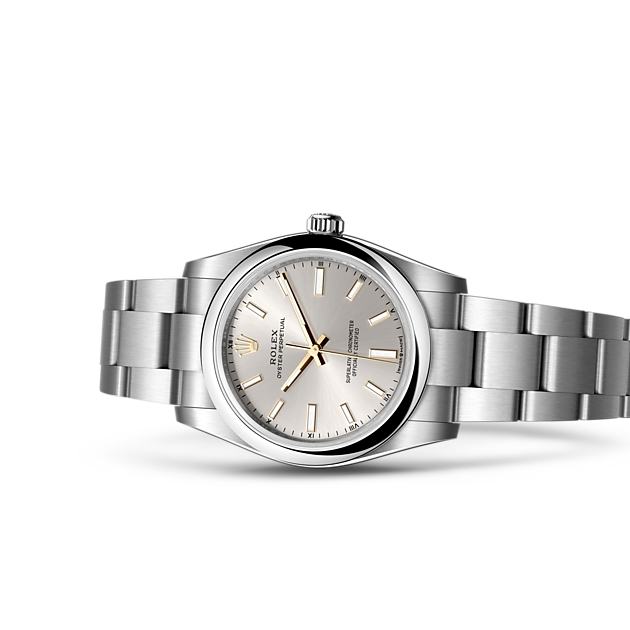 Rolex Oyster Perpetual in Oystersteel M124200 0001 H.L. Gross
