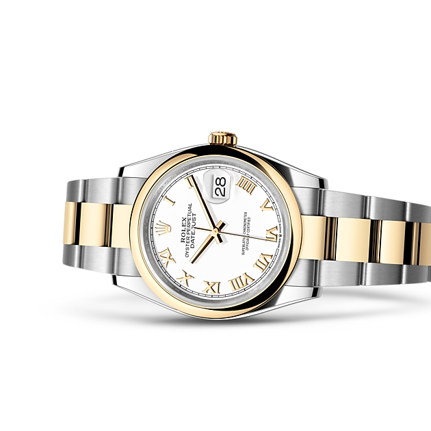 Oyster, 36 mm, Oystersteel and yellow gold