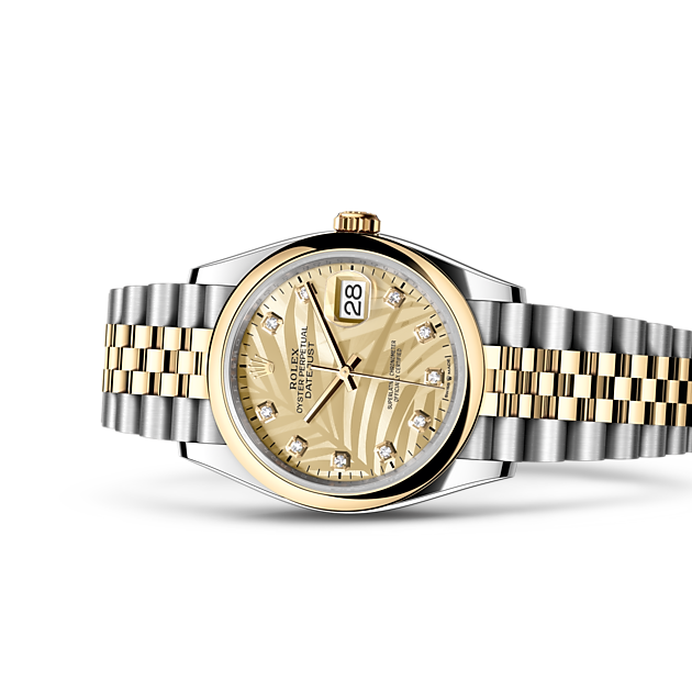 Oyster, 36 mm, Oystersteel and yellow gold