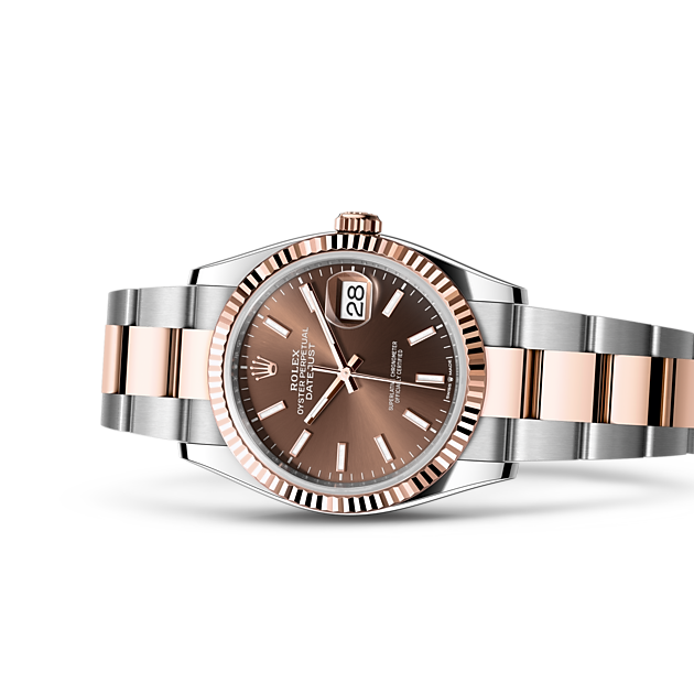 Rolex Datejust in Oystersteel and gold M126231 0044 H.L. Gross