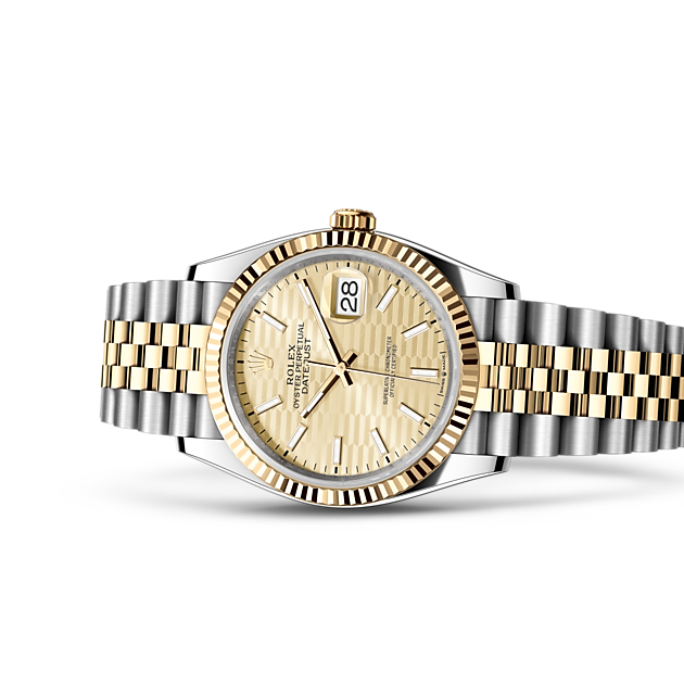 Oyster, 36 mm, Oystersteel and yellow gold