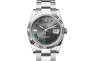 Oyster, 36 mm, Oystersteel and white gold