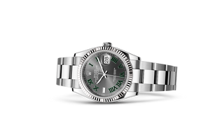 Oyster, 36 mm, Oystersteel and white gold