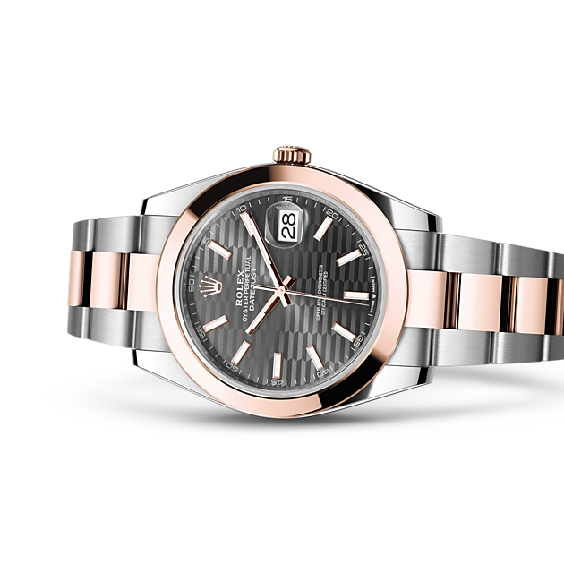 Oyster, 41 mm, Oystersteel and Everose gold