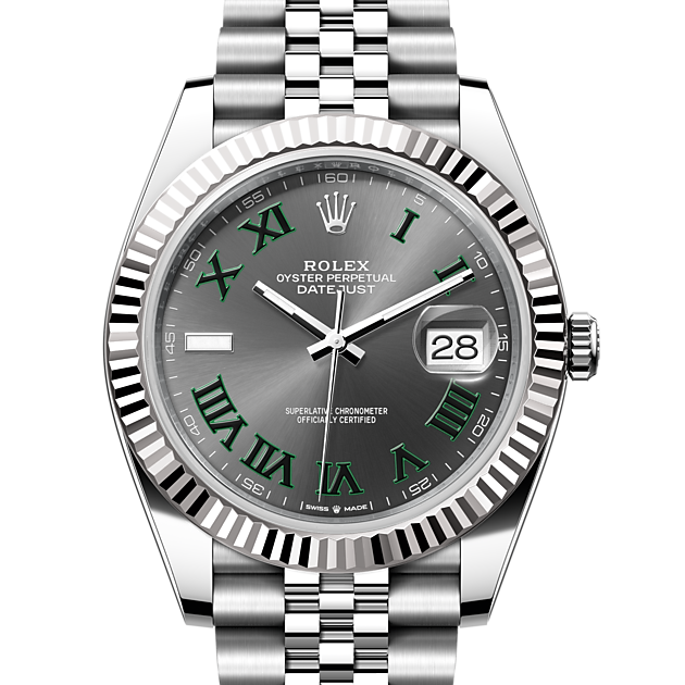 Oyster, 41 mm, Oystersteel and white gold