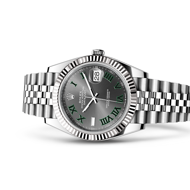 Oyster, 41 mm, Oystersteel and white gold