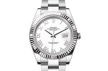 Oyster, 41 mm, Oystersteel and white gold