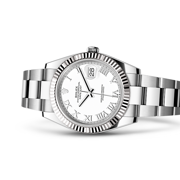 Oyster, 41 mm, Oystersteel and white gold