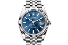 Oyster, 41 mm, Oystersteel and white gold