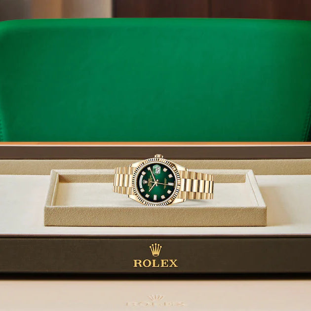 Rolex Day Date in Gold M128238 0069 H.L. Gross Bro. Jewelers