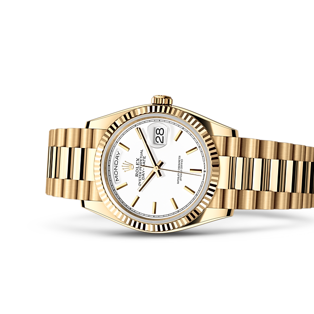 Oyster, 36 mm, yellow gold