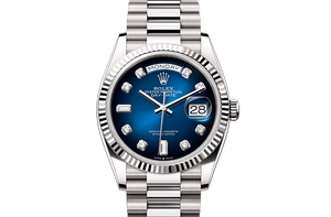 Oyster, 36 mm, white gold