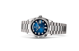 Oyster, 36 mm, white gold