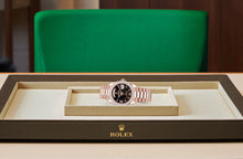 Oyster, 36 mm, Everose gold and diamonds