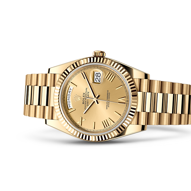 Oyster, 40 mm, yellow gold
