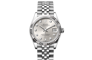 Oyster, 31 mm, Oystersteel and white gold