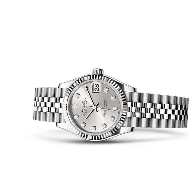 Oyster, 31 mm, Oystersteel and white gold