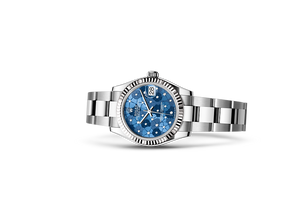 Oyster, 31 mm, Oystersteel and white gold