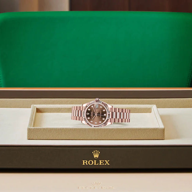 Oyster, 31 mm, Everose gold