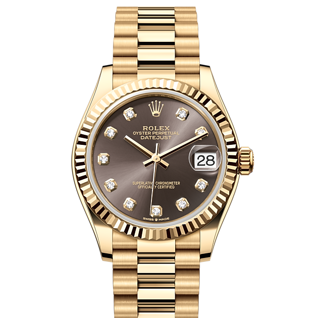 Oyster, 31 mm, yellow gold