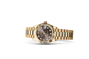Oyster, 31 mm, yellow gold