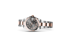 Oyster, 31 mm, Oystersteel, Everose gold and diamonds