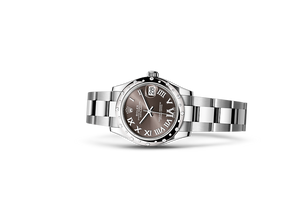 Oyster, 31 mm, Oystersteel, white gold and diamonds