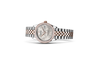 Oyster, 31 mm, Oystersteel, Everose gold and diamonds