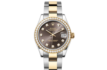 Oyster, 31 mm, Oystersteel, yellow gold and diamonds