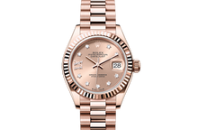 Oyster, 28 mm, Everose gold