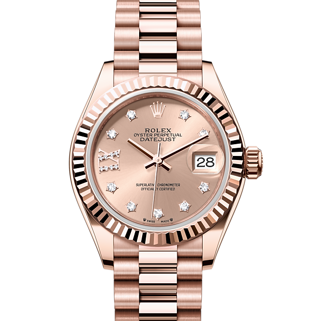 Women's gold rolex oyster perpetual datejust hot sale