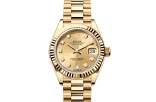 Oyster, 28 mm, yellow gold