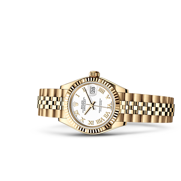 Oyster, 28 mm, yellow gold