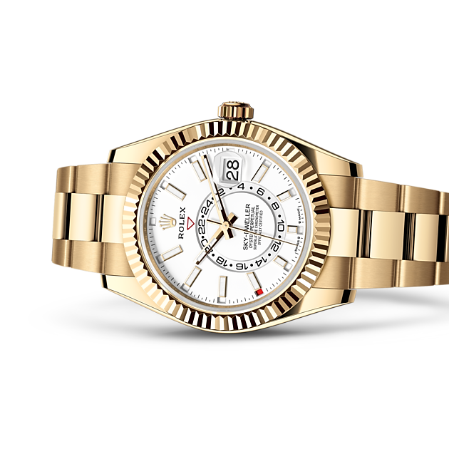 Oyster, 42 mm, yellow gold