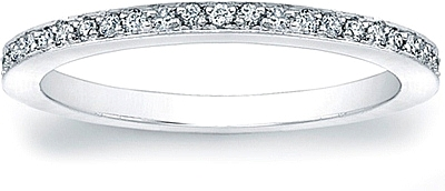 Micro-Pave Set Diamond Wedding Band-SCS1113BW