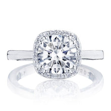 Tacori 14k Gold Pave Halo Diamond Engagement Ring