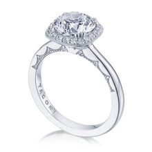 Tacori 14k Gold Pave Halo Diamond Engagement Ring